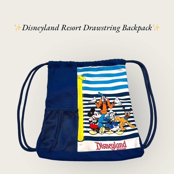 ✨Disneyland Resort Drawstring Backpack✨‎ - Picture 1 of 10